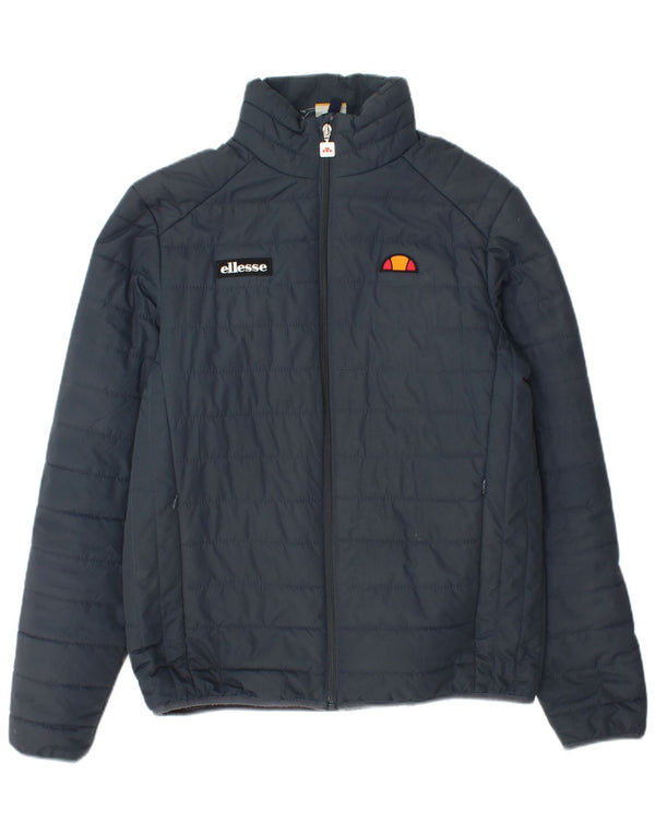 Giacca imbottita da donna ELLESSE UK 16 Large in poliestere blu navy
