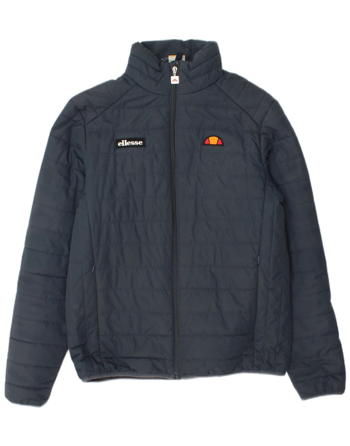 Giacca imbottita da donna ELLESSE UK 16 Large in poliestere blu navy