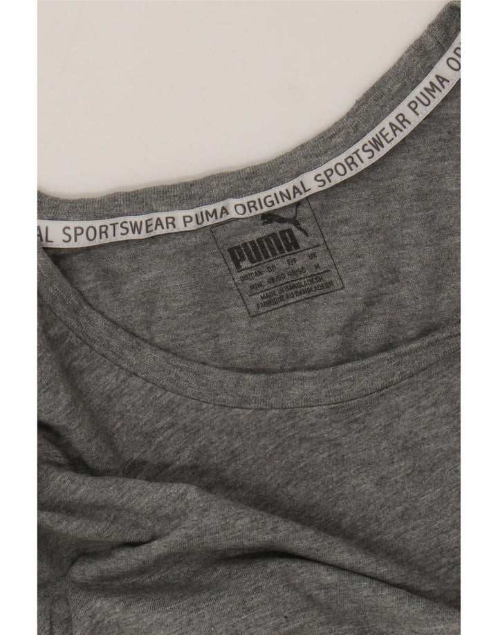 T-shirt grafica PUMA da uomo grigio medio