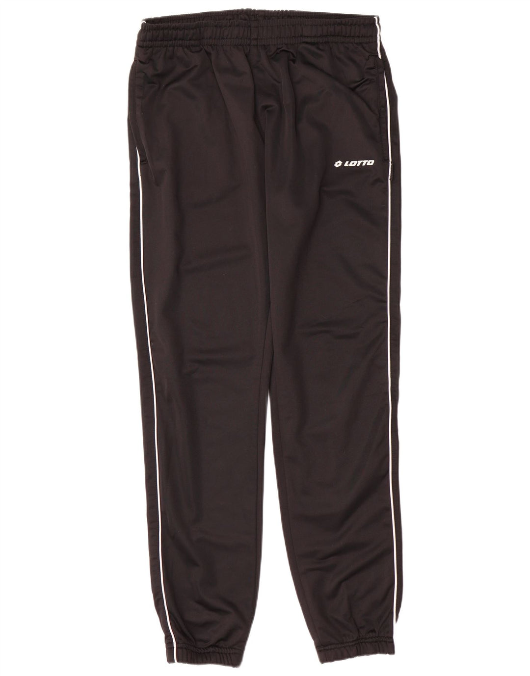 Pantaloni da tuta da uomo Lotto Joggers grandi in poliestere nero