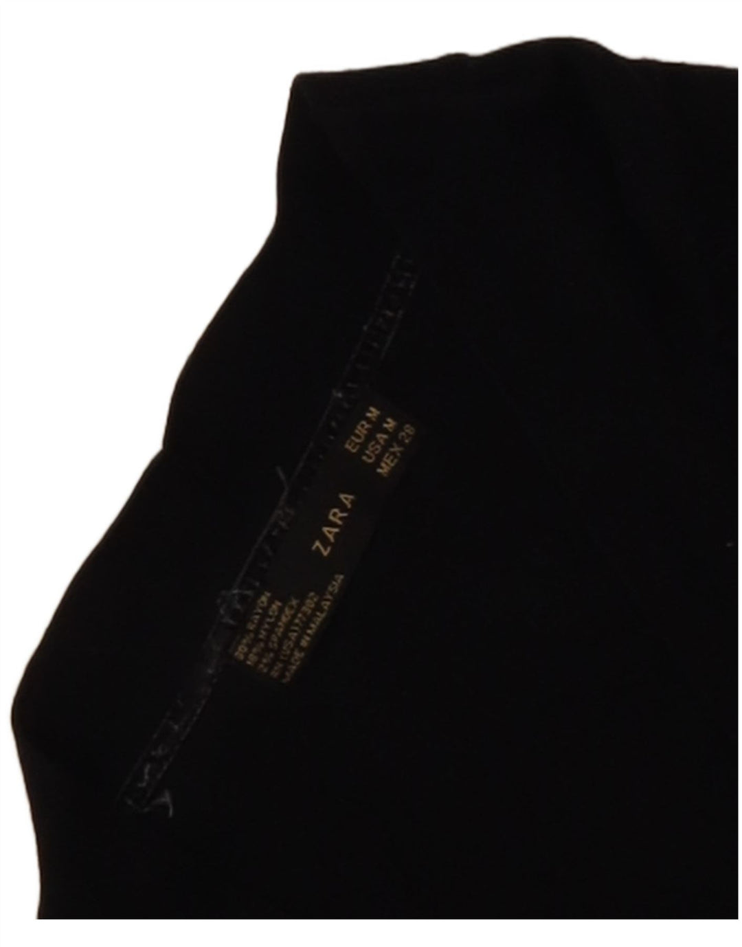 Maglione cardigan corto da donna Zara UK 12 medio nero