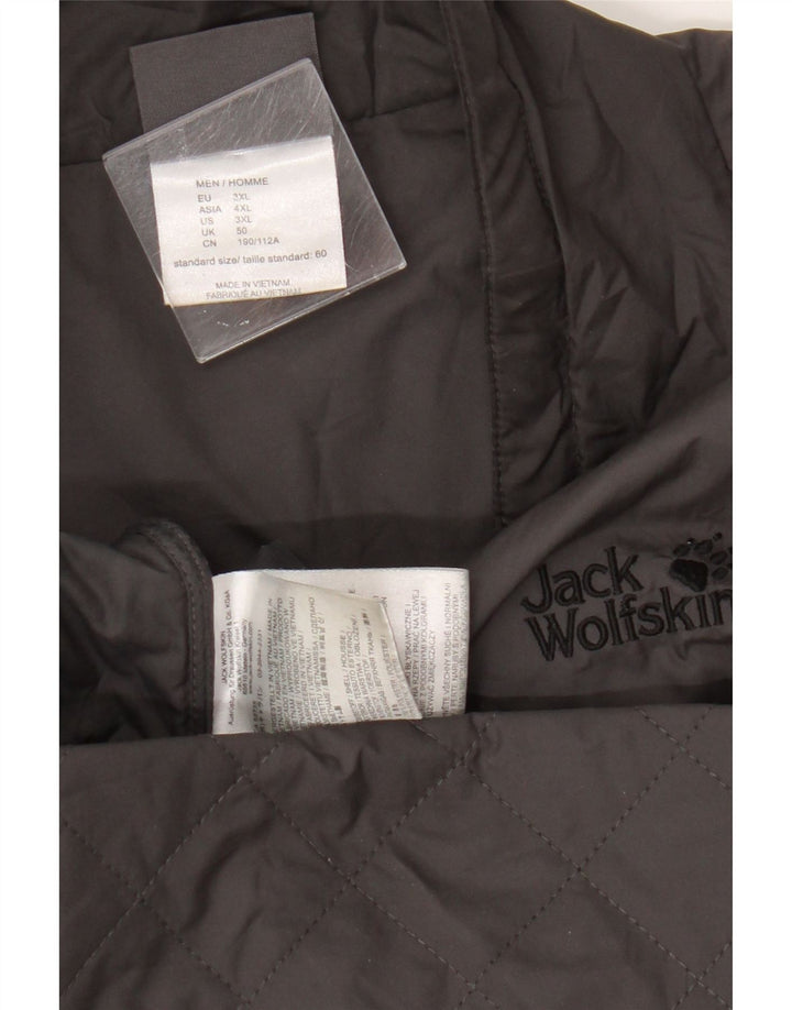 Giacca trapuntata da uomo Jack Wolfskin UK 50 3XL Poliestere grigio