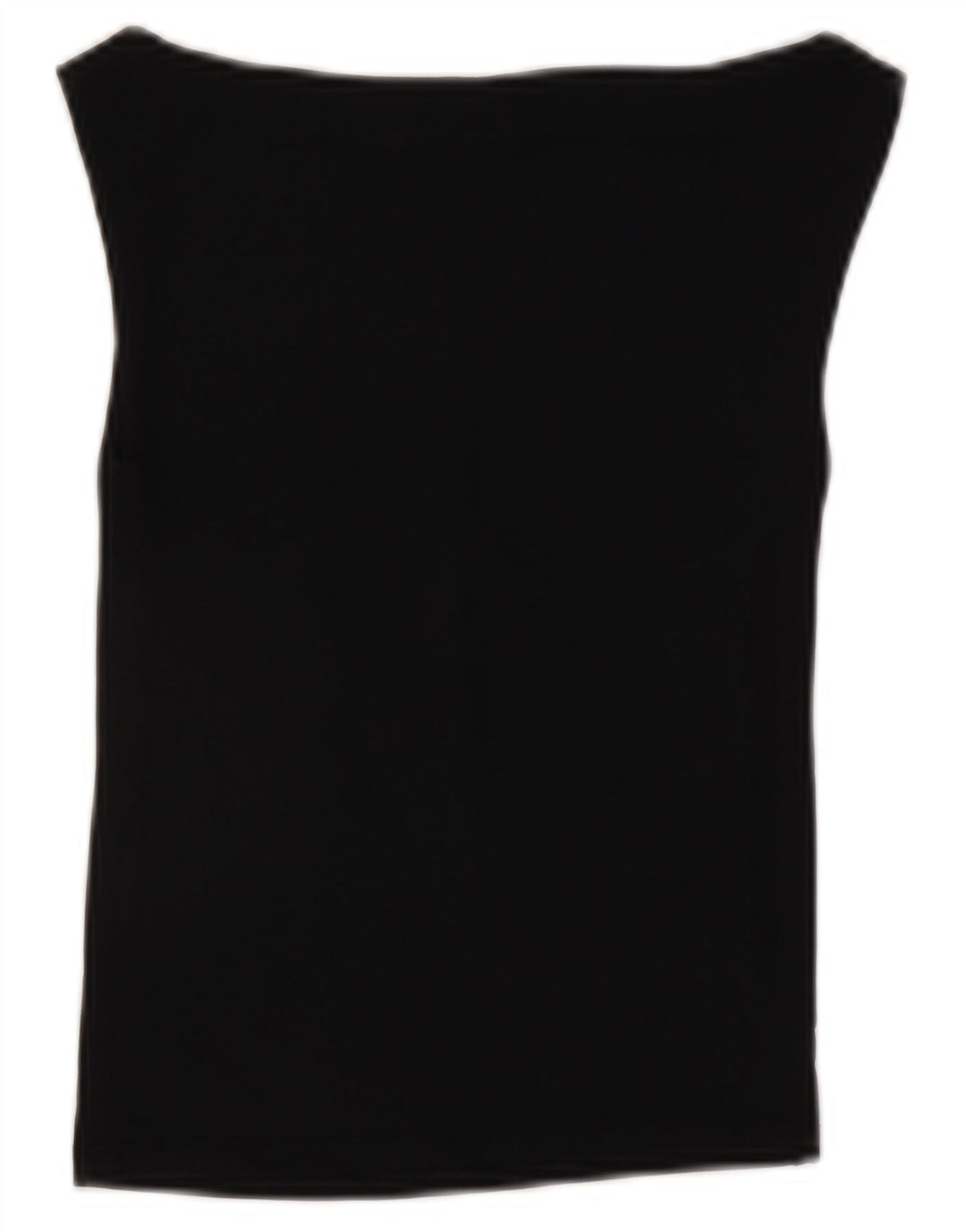 ZARA Camicetta Corta da Donna Top UK 8 Small Nera