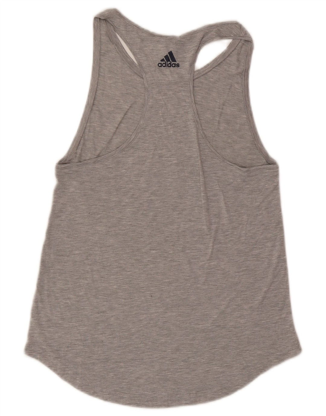 Canotta grafica da donna Adidas UK 10 piccola grigia
