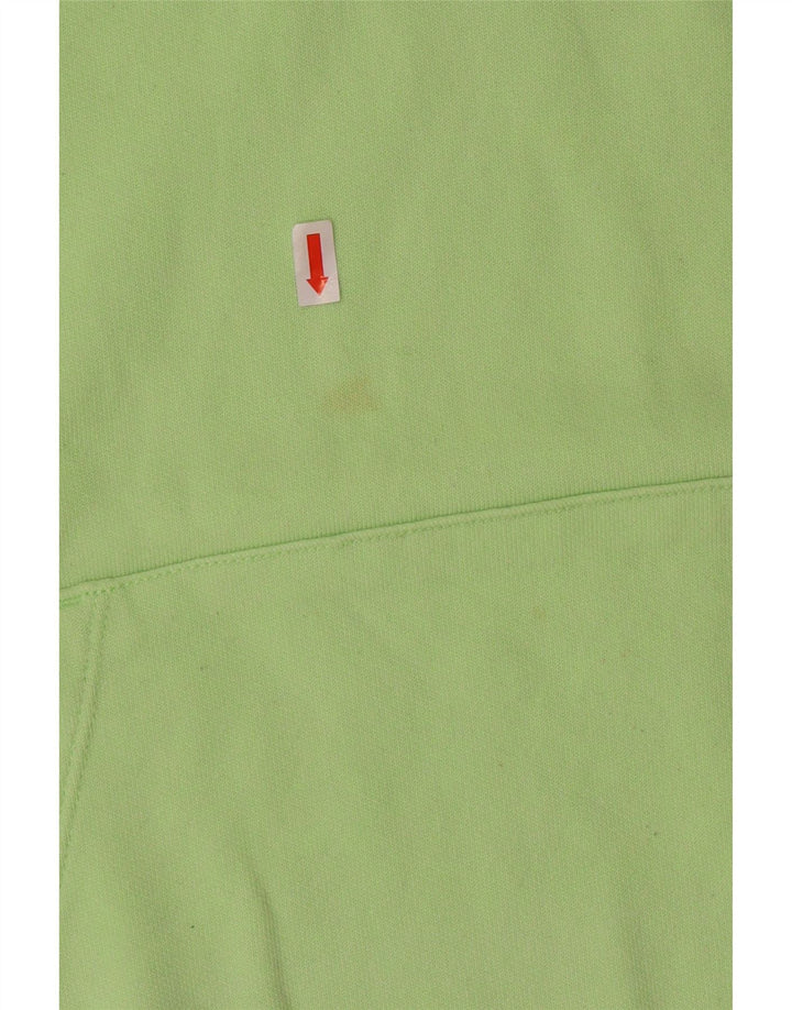 Maglione con cappuccio grafico da donna CHAMPION UK 16 grande cotone verde