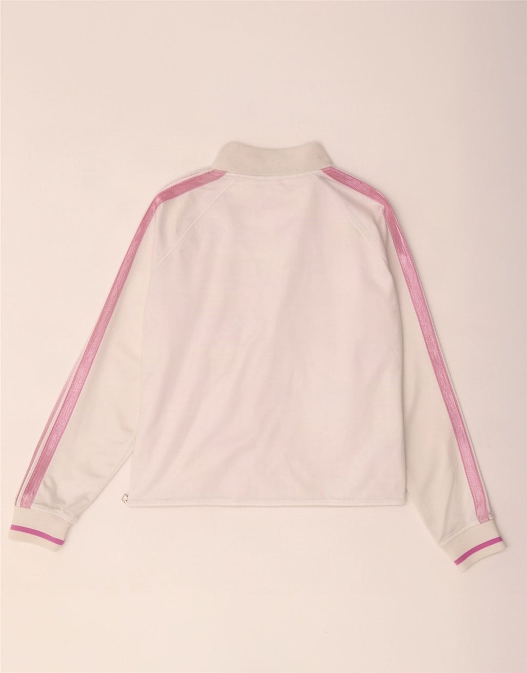 Giacca da tuta da donna Asics UK 18 XL Poliestere color block bianco