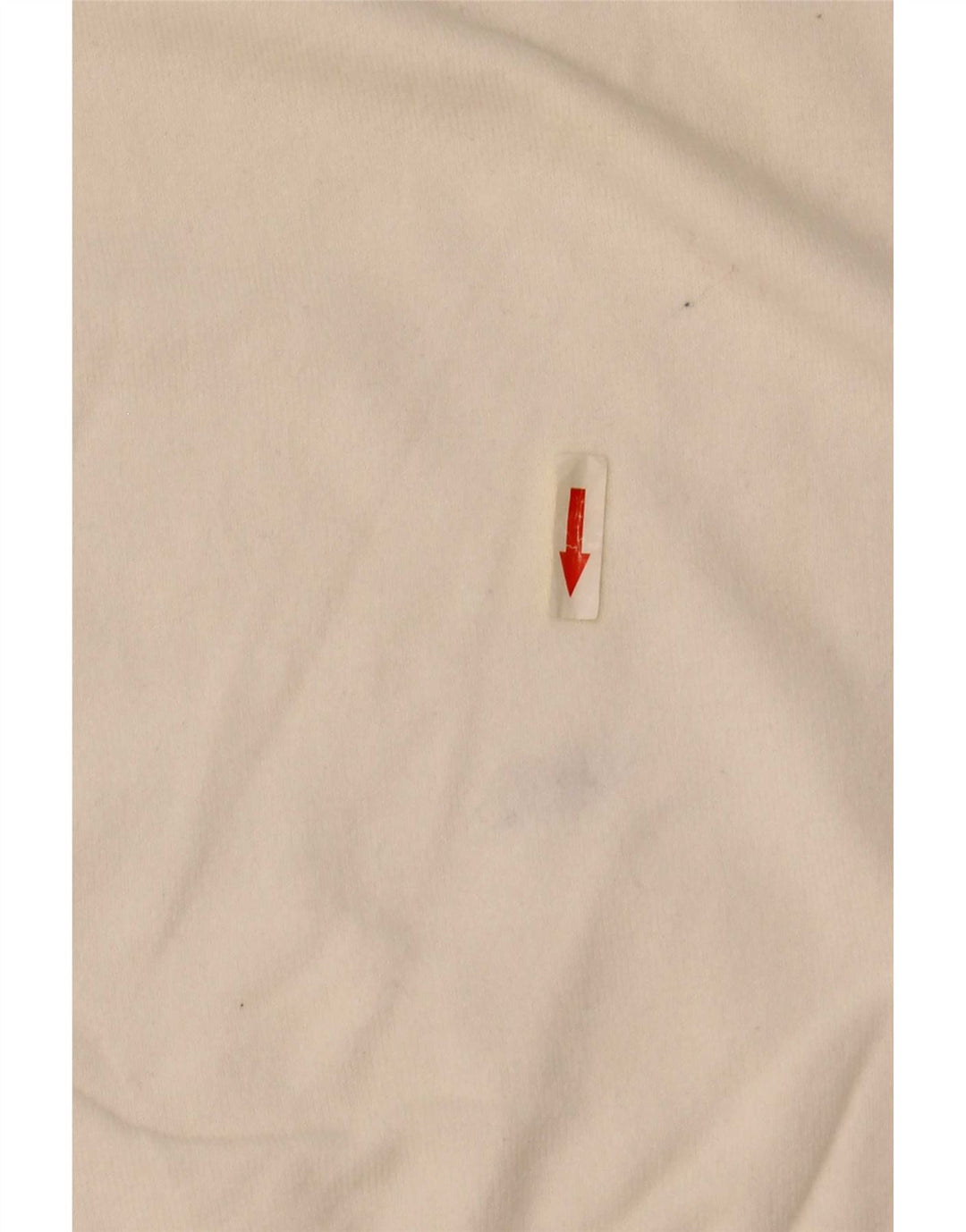 Maglione Zara da uomo con scollo a V in cotone bianco sporco medio