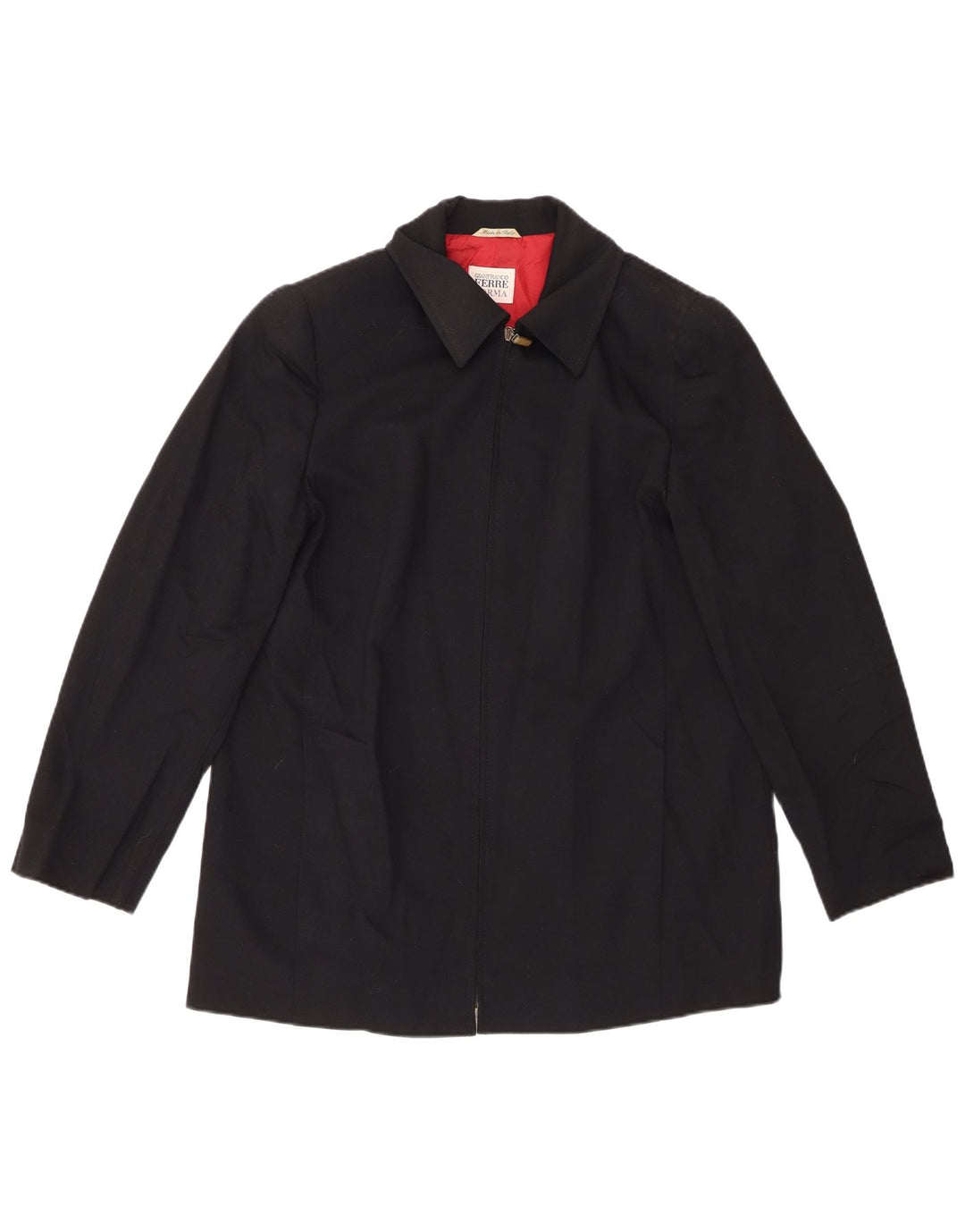 Giacca utility da donna GIANFRANCO FERRE UK 18 XL lana nera