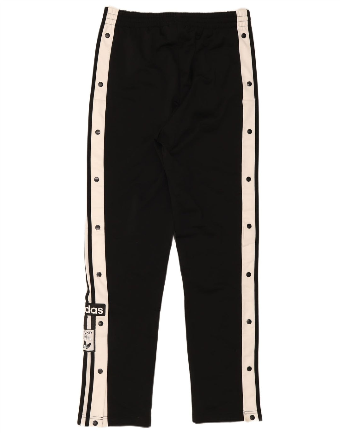 Pantaloni da tuta da uomo Adidas Large in poliestere color block nero