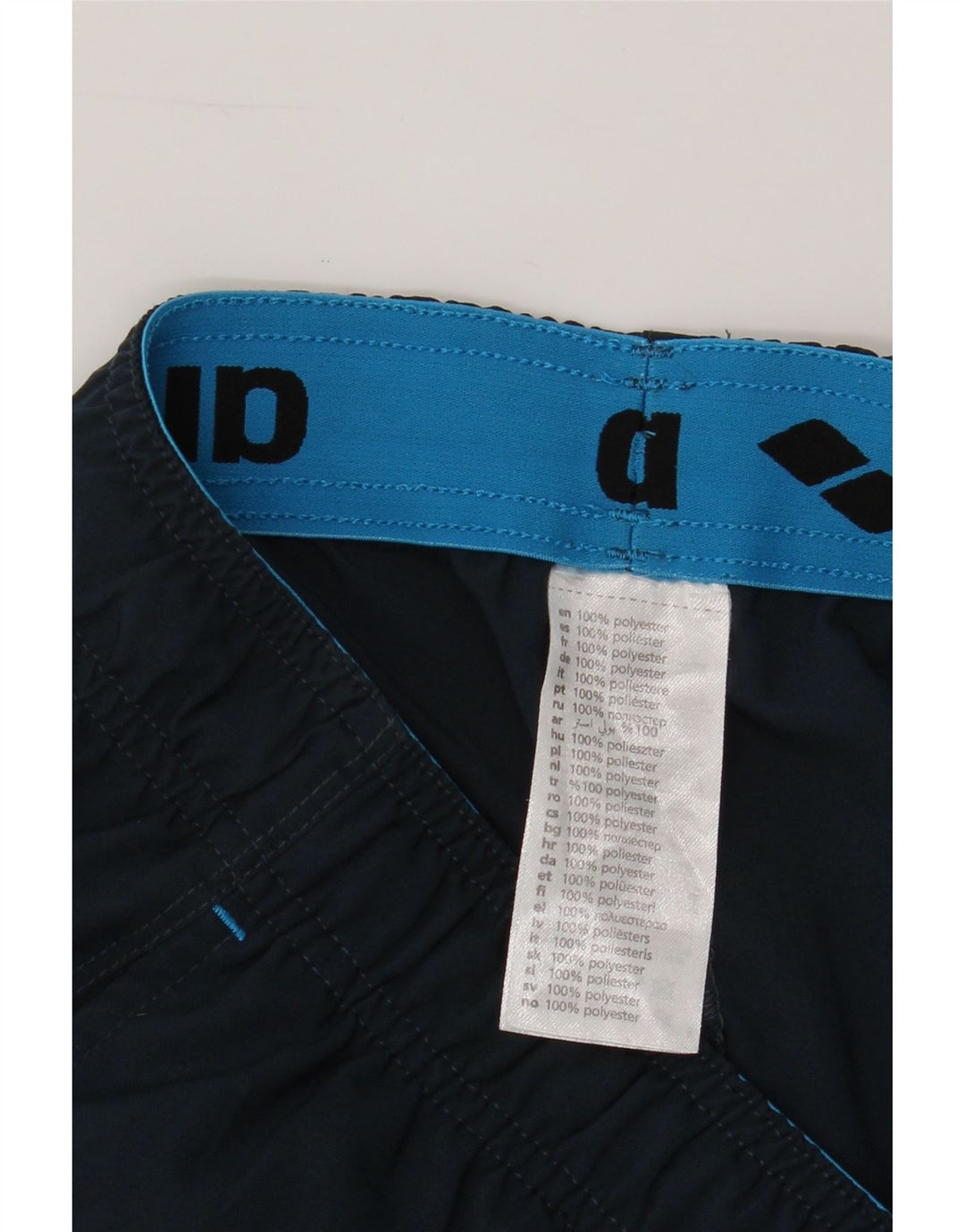 ARENA Mens Sport Shorts Medium  Navy Blue Polyester Vintage Arena and Second-Hand Arena from Messina Hembry 