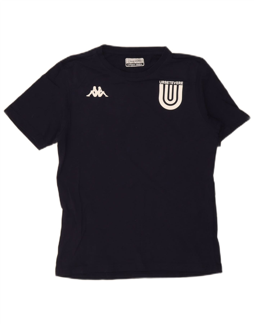 T-shirt grafica Kappa per ragazzi 11-12 anni blu navy