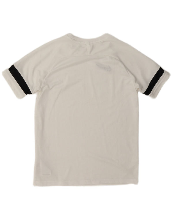 T-shirt da ragazzo Nike Dri Fit Top 13-14 anni XL Poliestere color block bianco