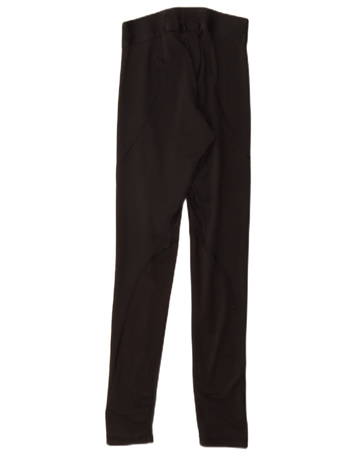 Leggings grafici ADIDAS da donna Aeroready UK 8 piccoli neri