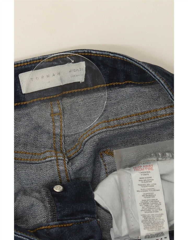 Jeans slim da uomo Topman W32 L32 cotone blu navy
