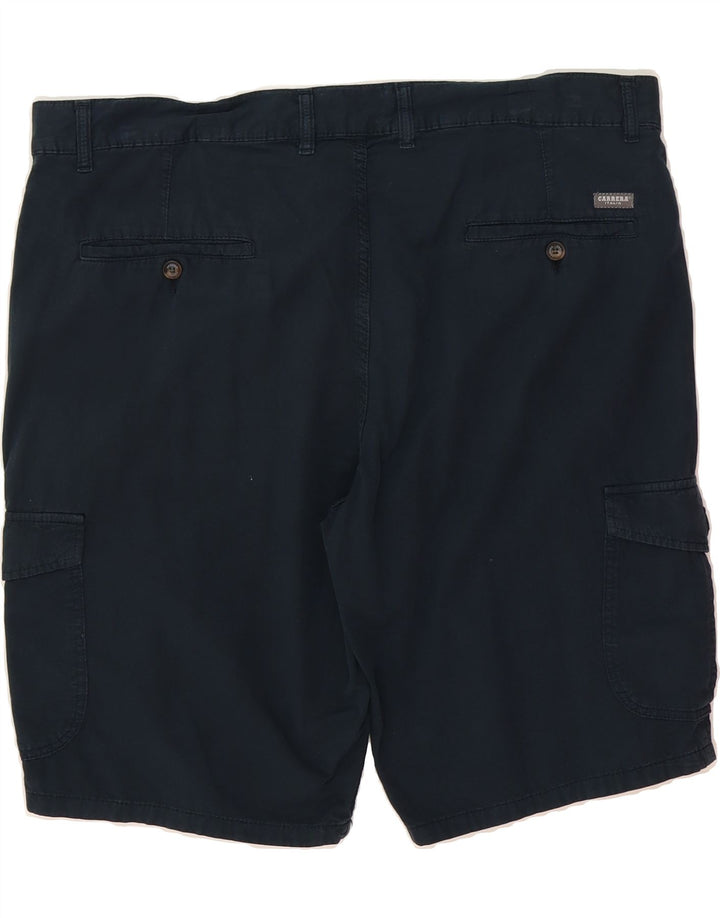 CARRERA Mens Cargo Shorts IT 54 2XL W40 Navy Blue Cotton Vintage Carrera and Second-Hand Carrera from Messina Hembry 
