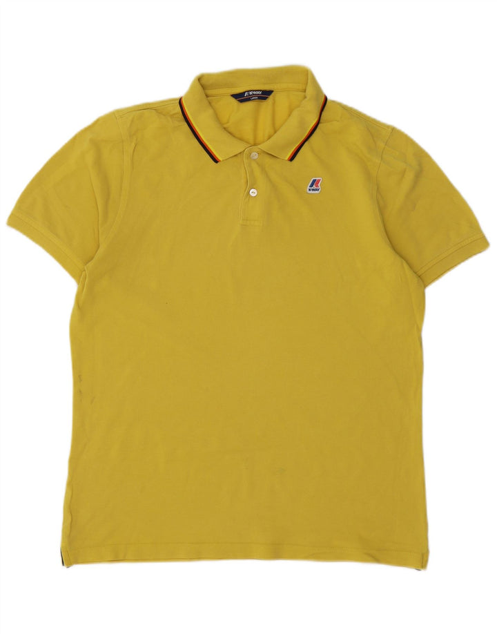 Polo da uomo K-WAY grande gialla