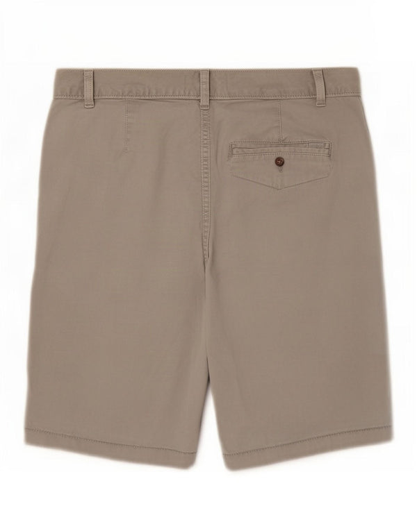 Pantaloncini chino da donna Marks & Spencer UK 14 Large W32 Cotone grigio