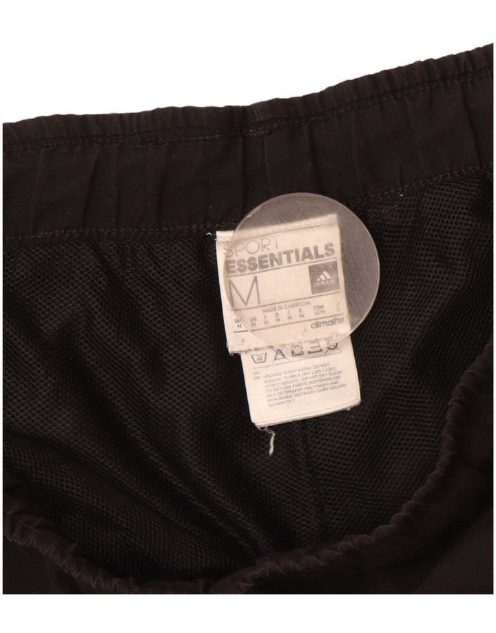 Pantaloncini sportivi Adidas Climalite da uomo medio poliestere nero