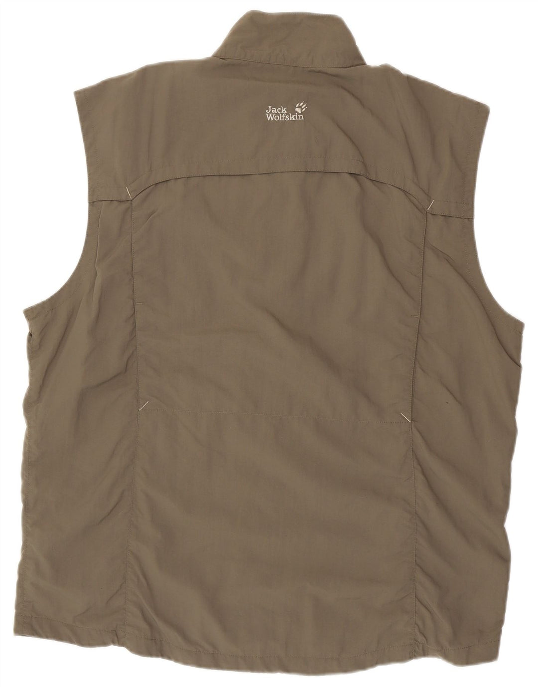 JACK WOLFSKIN Giacca da tuta senza maniche da uomo UK 46/48 2XL Grigio