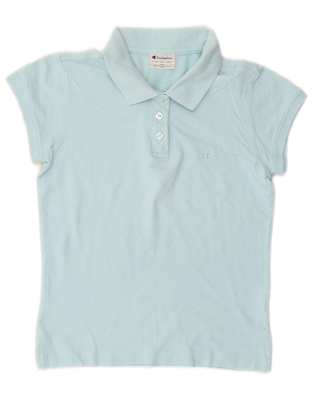 Polo da donna CHAMPION UK 14 grande cotone blu