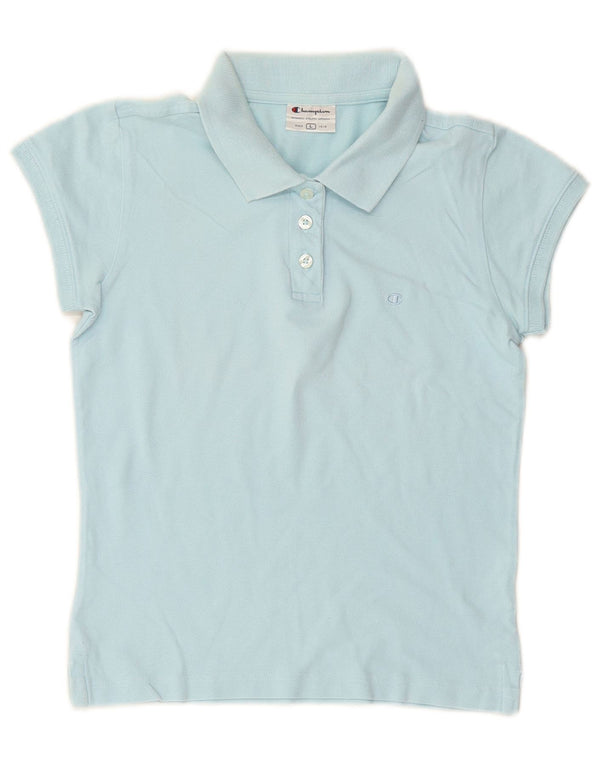 Polo da donna CHAMPION UK 14 grande cotone blu
