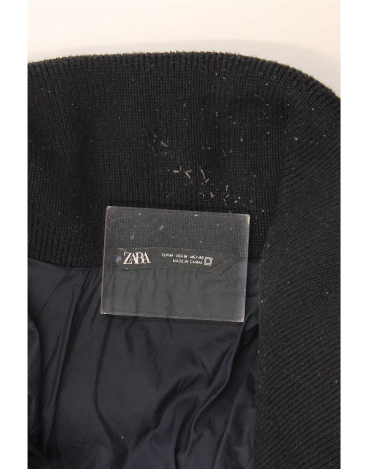 Giacca imbottita vestibilità ampia da uomo Zara UK 38 blu navy medio