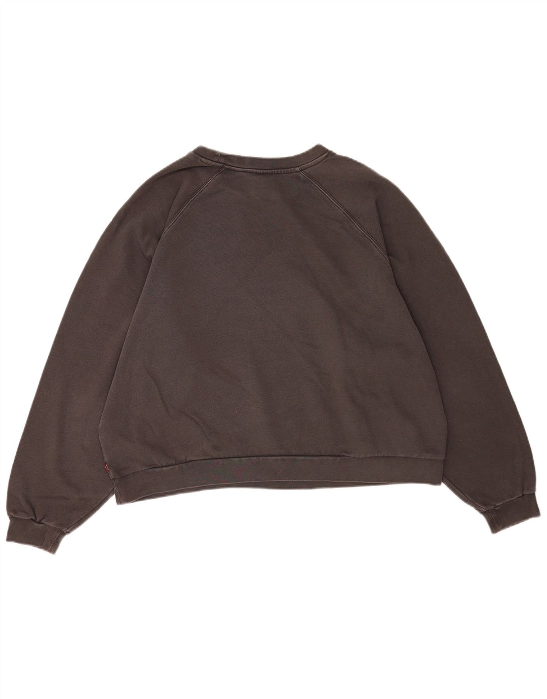 Felpa oversize con grafica da donna Levi's UK 18 XL Cotone grigio