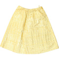 VINTAGE Womens A-Line Skirt W24 XS Yellow | Vintage Vintage | Thrift | Second-Hand Vintage | Used Clothing | Messina Hembry 