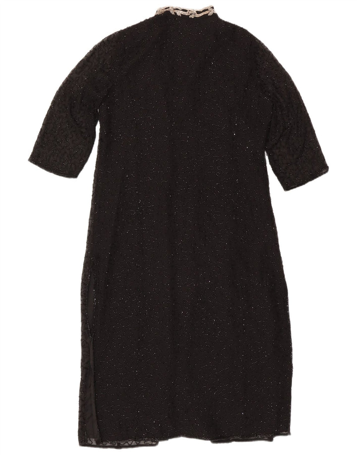 Top cardigan con maniche a 3/4 da sera da donna Jacques Vert UK 12 medio nero