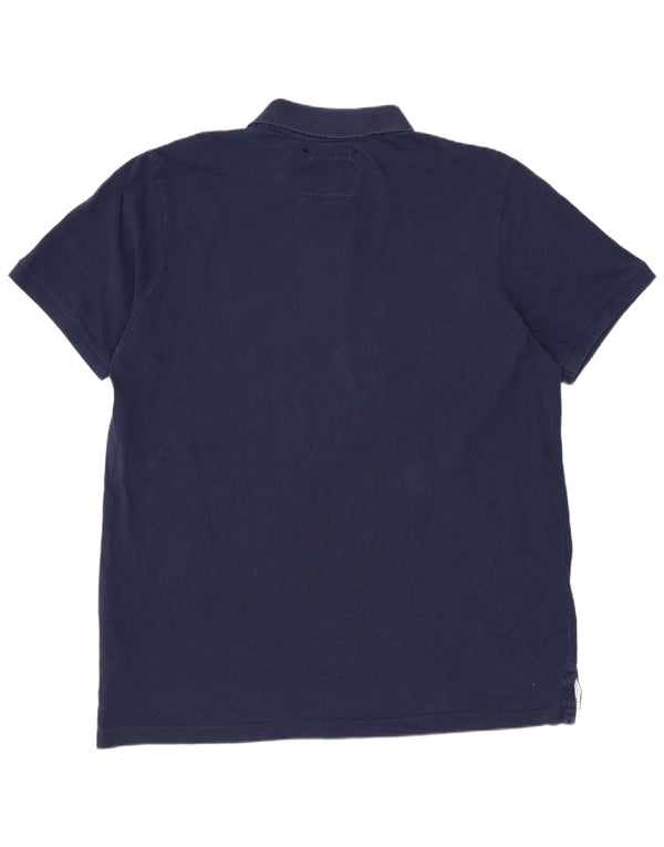 Crew Clothing Polo da uomo XL in cotone blu navy