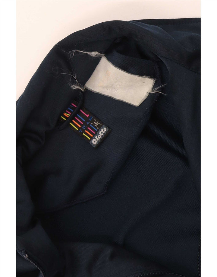 Giacca sportiva da uomo con grafica Lotto, colore blu navy medio