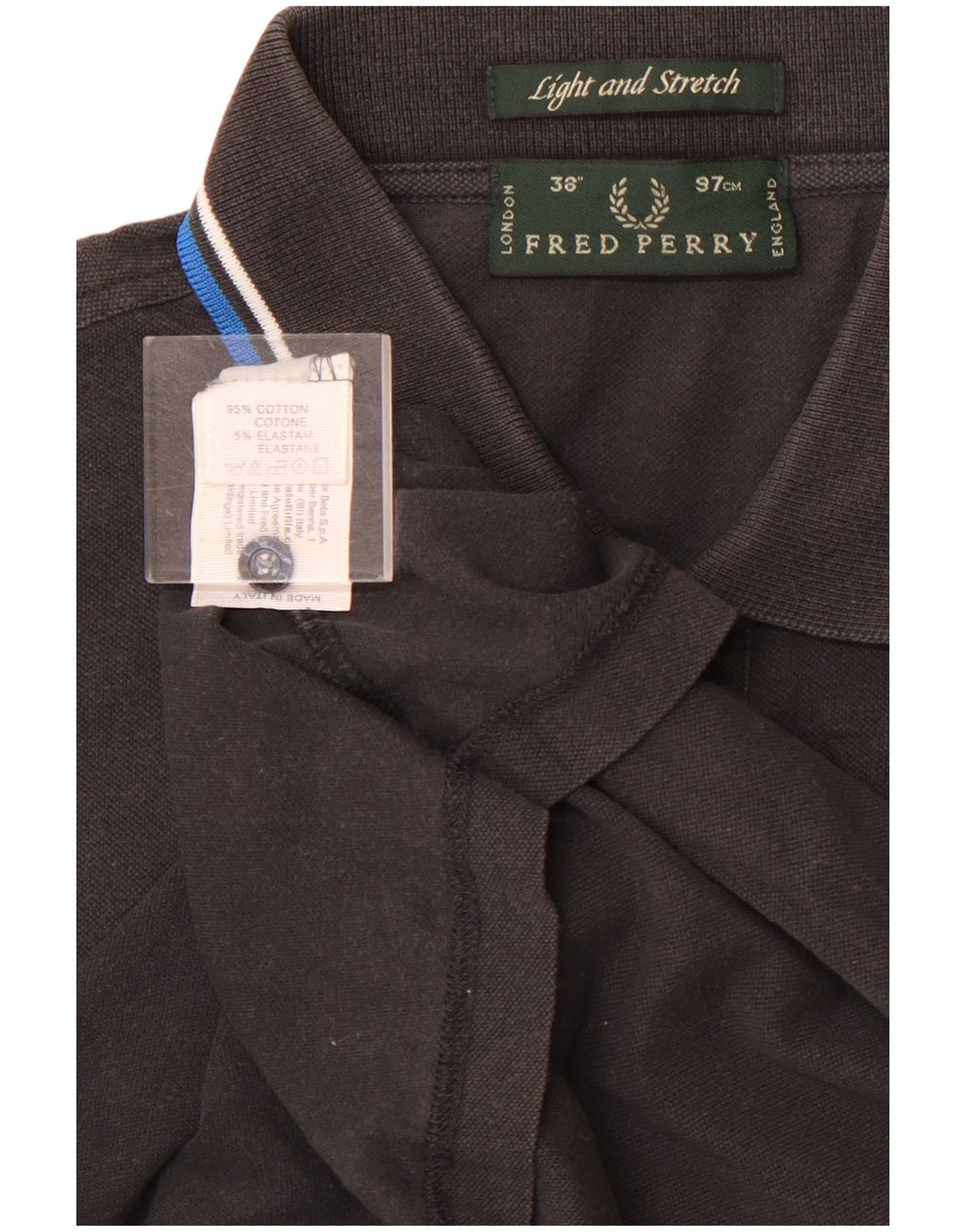 Polo da uomo FRED PERRY piccola in cotone nero