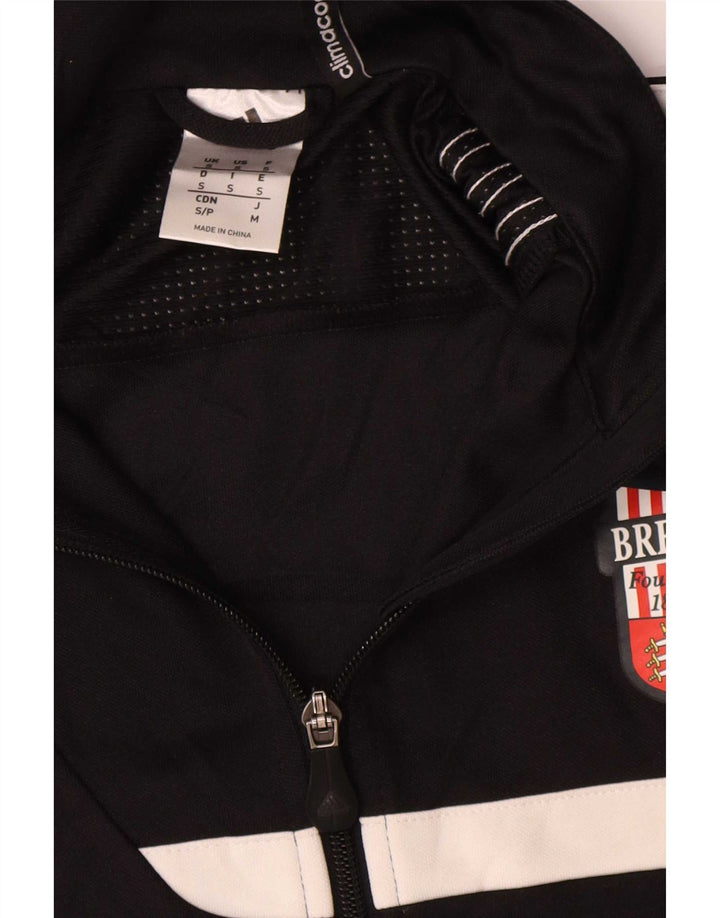 Giacca da ginnastica grafica da uomo Adidas piccola in poliestere nero