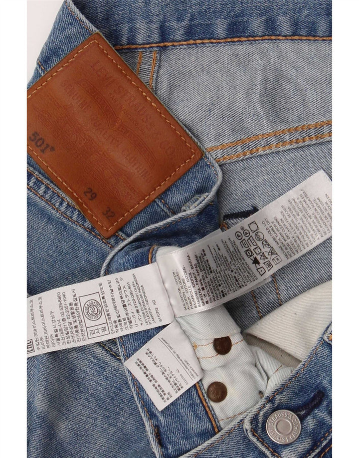 Levi's Uomo 501 Jeans dritti W29 L32 Cotone Blu