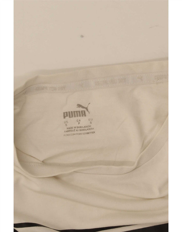 T-shirt grafica da uomo Puma Small bianca