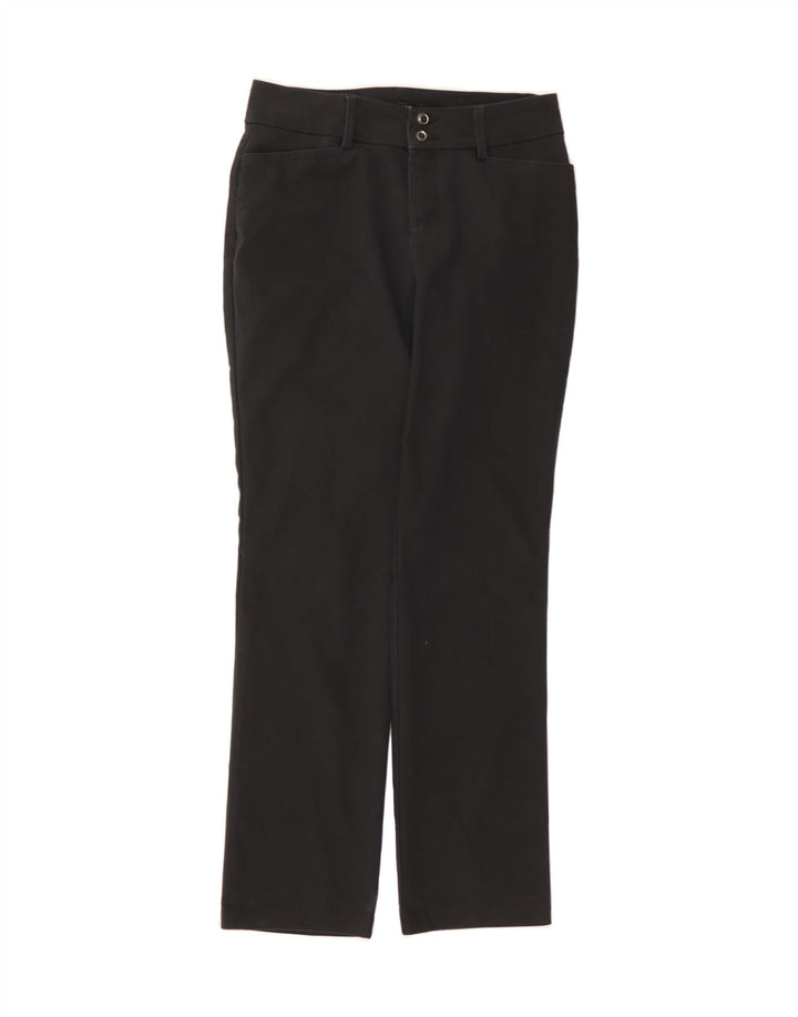 LEE Womens Mid Rise Regular Fit Casual Trousers US 6 Medium W28 L31 Black Vintage Lee and Second-Hand Lee from Messina Hembry 