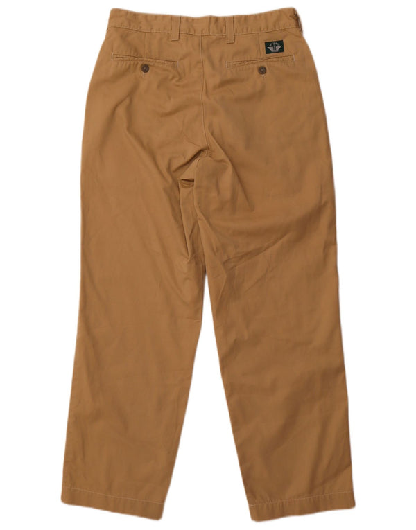 Pantaloni chino dritti da uomo Dockers W30 L30 in cotone beige