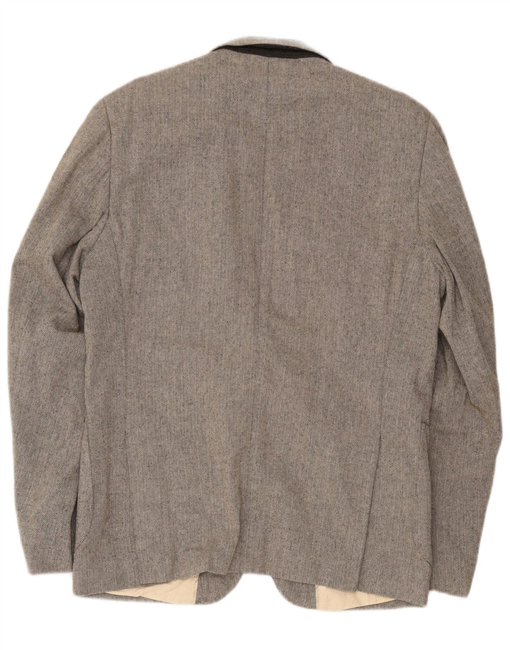 Giacca blazer da uomo a 2 bottoni Scotch & Soda IT 50 grande grigia
