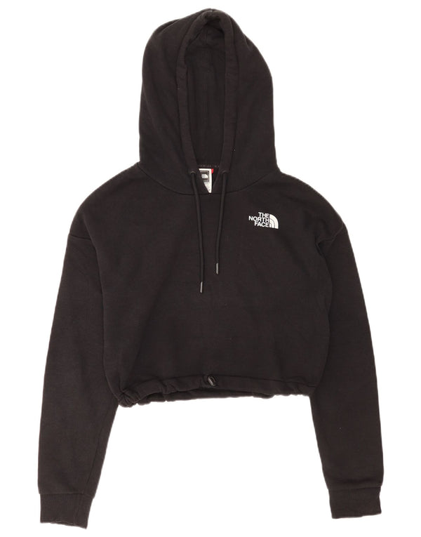 Felpa con cappuccio grafica da donna The North Face Crop Felpa UK 10 piccola in cotone nero