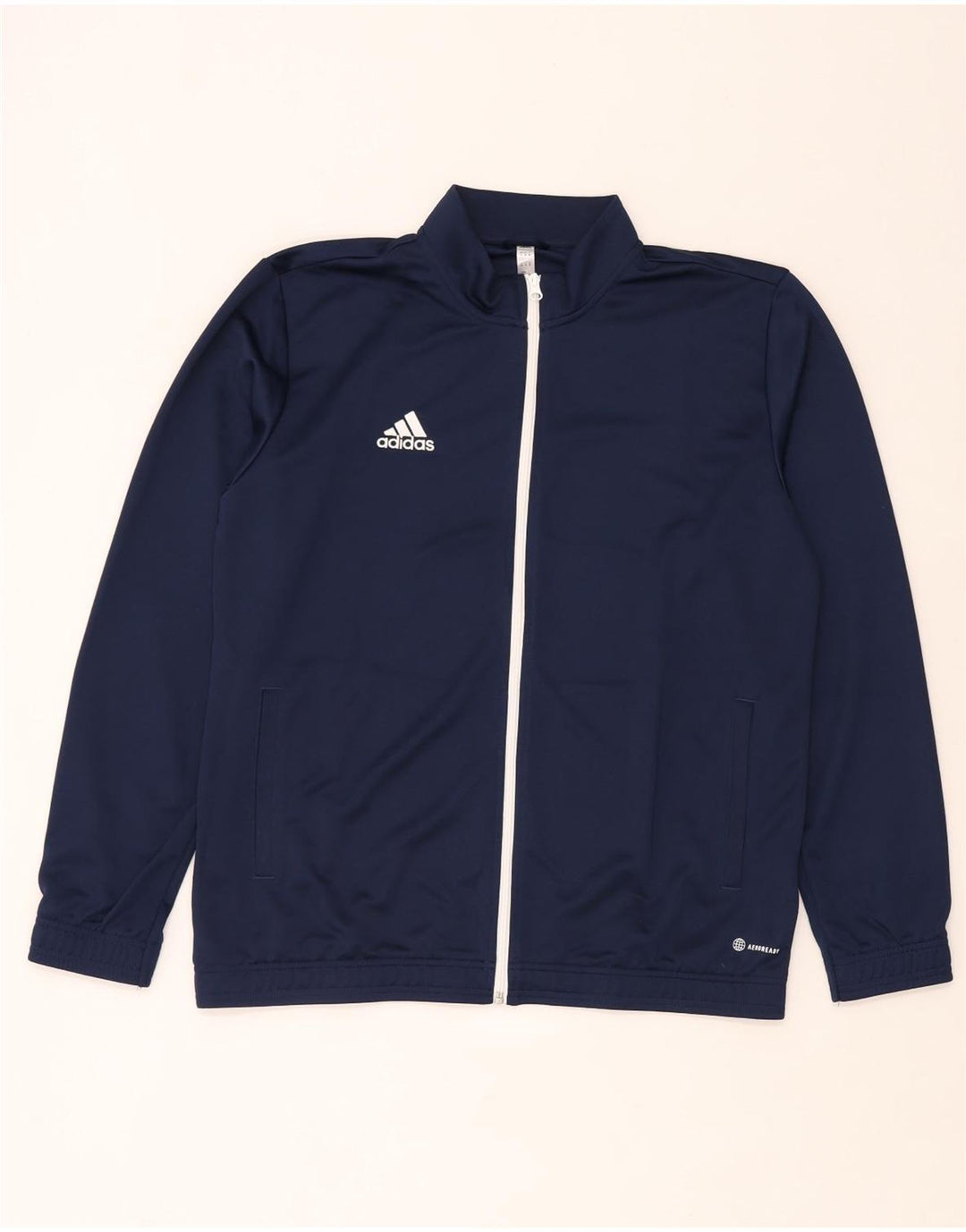Giacca da tuta da uomo Adidas Aeroready XL in poliestere blu navy