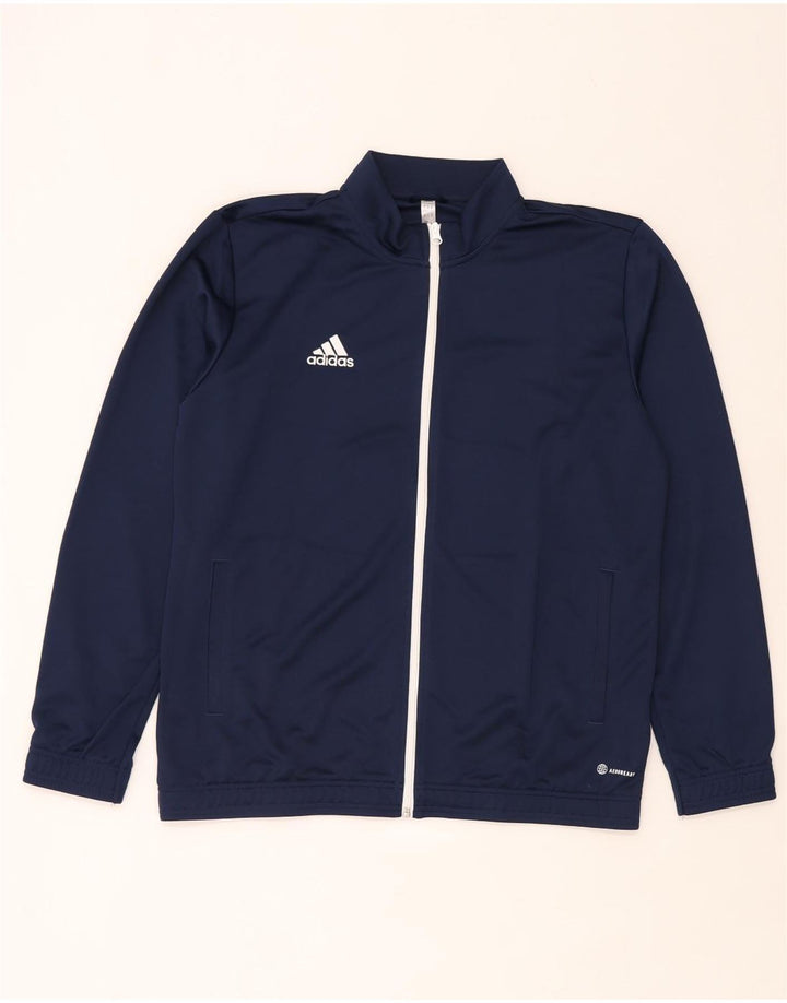 Giacca da tuta da uomo Adidas Aeroready XL in poliestere blu navy