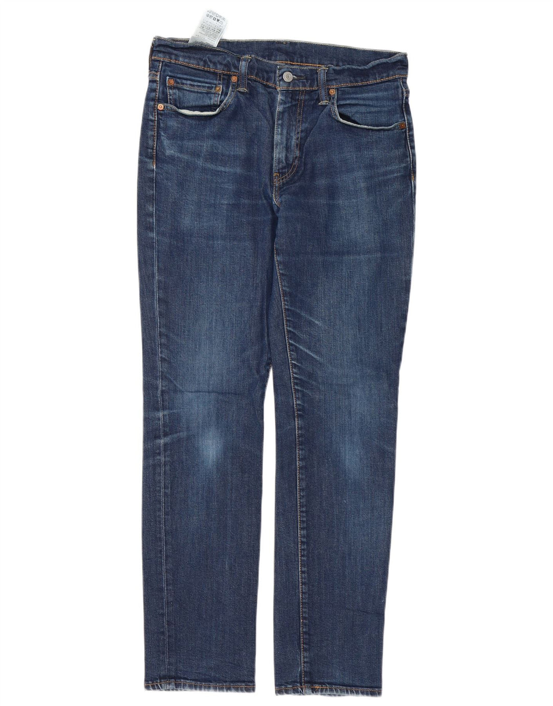 Levi's Uomo 511 Slim Jeans W33 L32 Cotone Blu