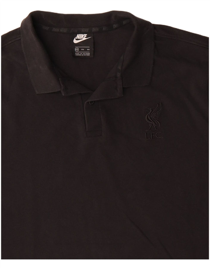 Polo Nike da uomo 2XL in cotone nero