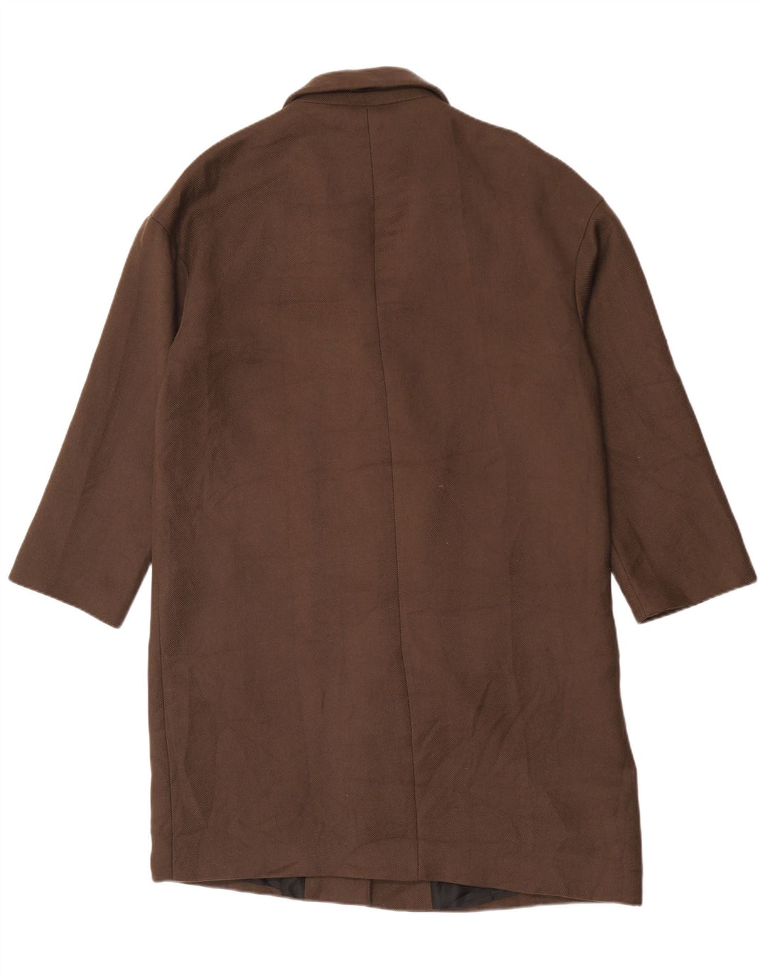 Cappotto oversize da donna Zara UK 14 Poliestere marrone medio
