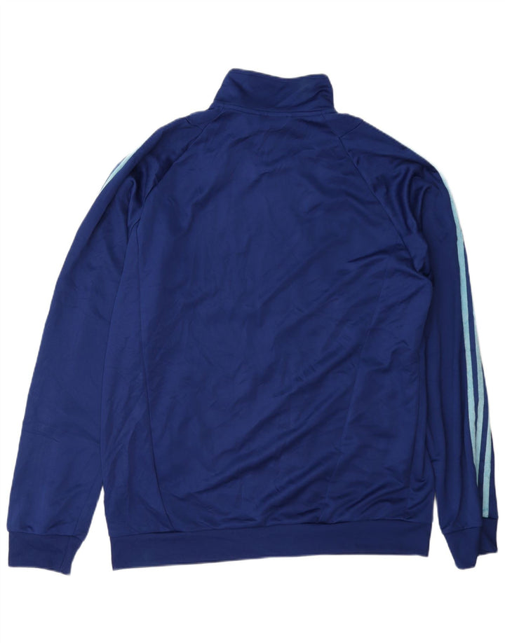 Giacca da uomo Adidas Aeroready Top Jacket Large Blu Colourblock in poliestere