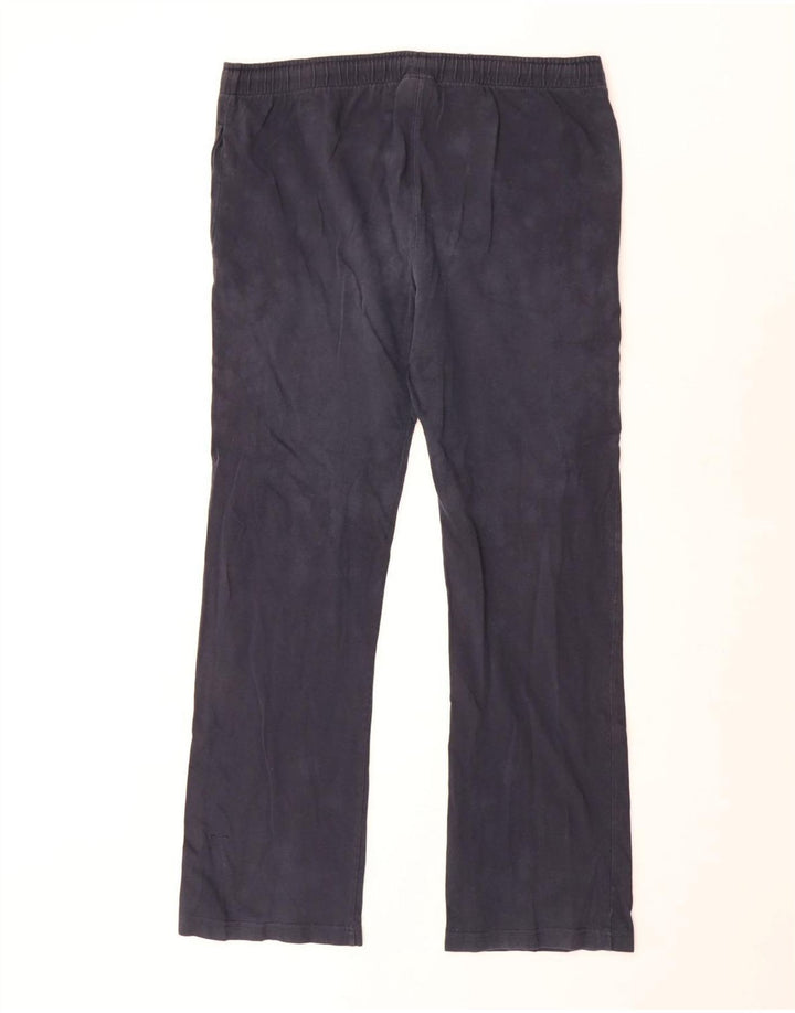 Pantaloni da tuta da uomo CHAMPION cotone medio blu navy