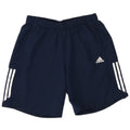 Pantaloncini sportivi Adidas Climalite da uomo di grandi dimensioni in poliestere blu navy