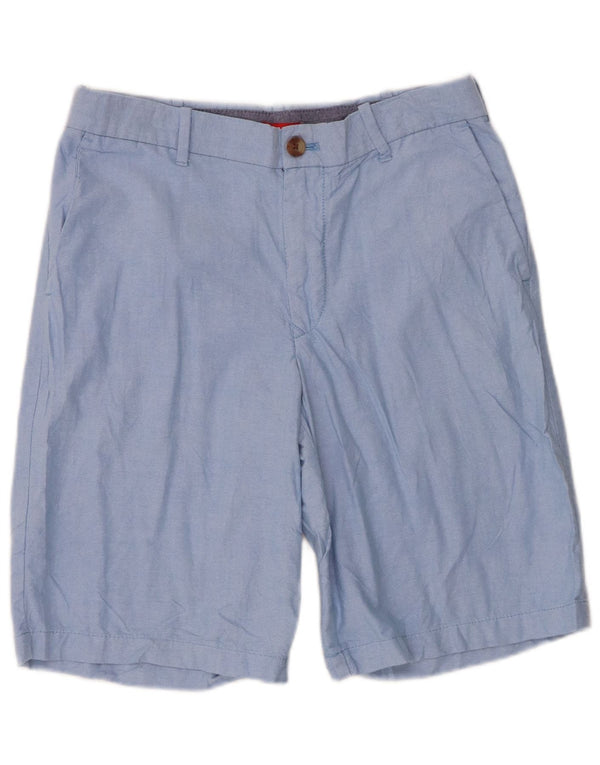 Pantaloncini chino da uomo Izod W30 cotone blu medio