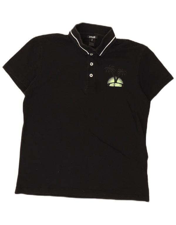 Polo Uomo Just Cavalli IT 48 Small Cotone Nero