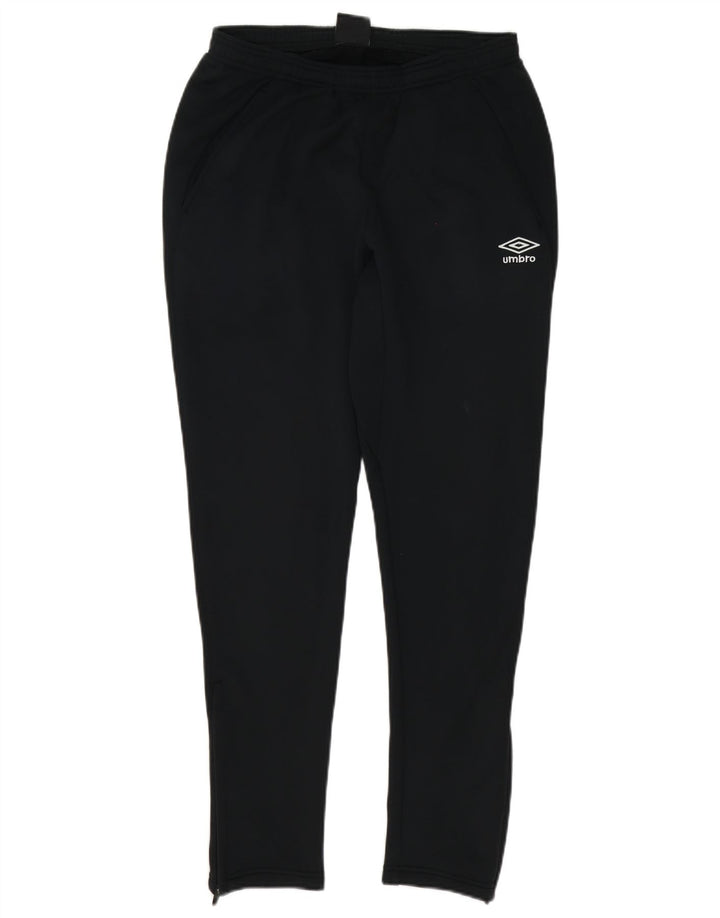 Leggings Umbro da uomo grandi sportivi in poliestere nero
